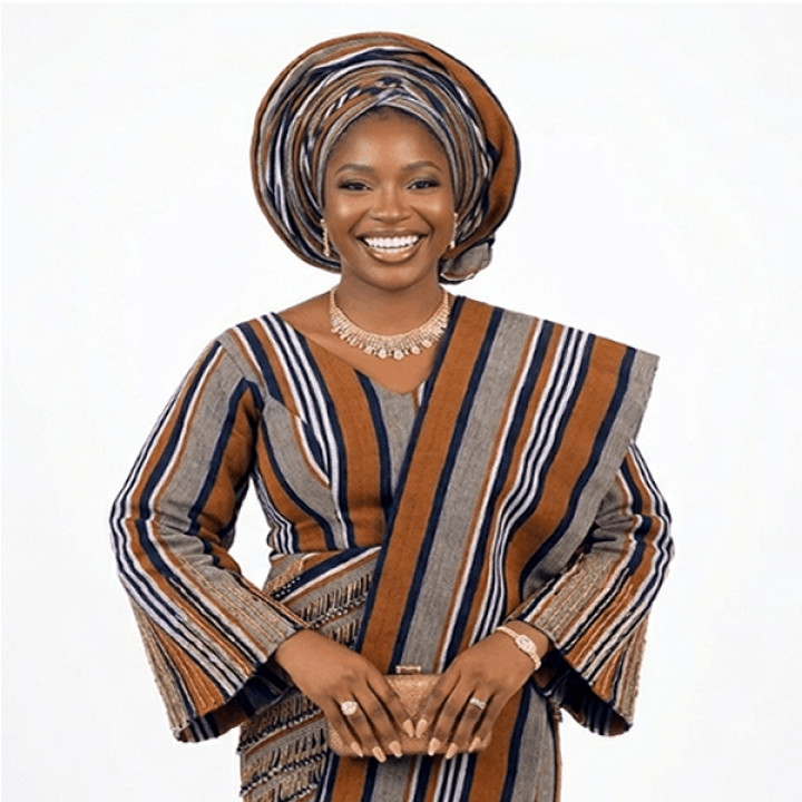Luxury Aso Oke and Lace Buba set, Yoruba women's clothing