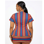 Handmade Aso Oke skirt and top set, Yoruba women's clothing