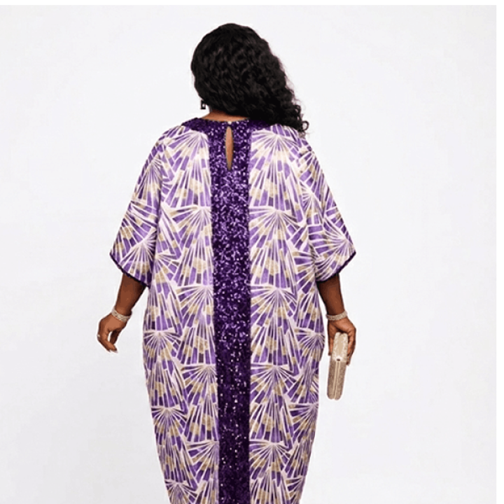 African Abaya Kaftan Dress One Size Elegant Maxi Boubou Traditional Outfit